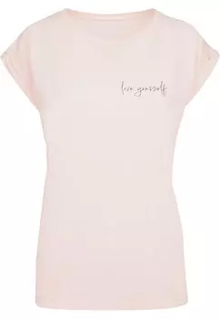 Футболка Merchcode LOVE YOURSELF, цвет Pastel Pink