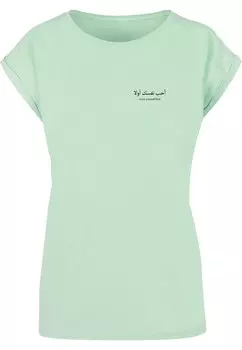 Футболка Merchcode LOVE YOURSELF FIRST, цвет Mint