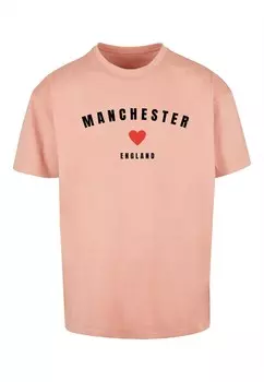 Футболка Merchcode MANCHESTER, цвет Peach
