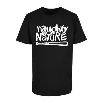 Футболка Merchcode «Merchcode Men Kids Naughty By Nature - Футболка с логотипом 2.0», черный