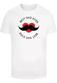 Футболка Merchcode " Merchcode Men's Fathers Day - Футболка Best Dad с круглым вырезом", белый
