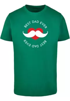 Футболка Merchcode " Merchcode Men's Fathers Day - Футболка Best Dad с круглым вырезом", зеленый