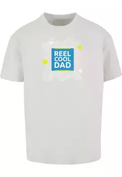 Футболка Merchcode " Merchcode Men's Fathers Day - Футболка Reel Cool Dad Heavy Oversize", цвет Lightasphalt