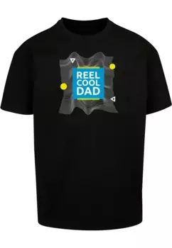 Футболка Merchcode " Merchcode Men's Fathers Day - Футболка Reel Cool Dad Heavy Oversize", черный