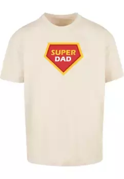 Футболка Merchcode " Merchcode Men's Fathers Day — Футболка Super Dad Heavy Oversize", цвет Sand