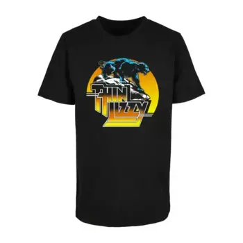 Футболка Merchcode «Merchcode Men's Kids Thin Lizzy - Panther Basic Tee 2.0», черный