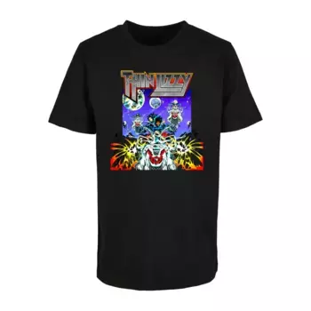 Футболка Merchcode «Merchcode Men's Kids Thin Lizzy - The Rocker Basic Tee 2.0», черный