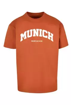 Футболка Merchcode " Merchcode Men's Munich Wording - Heavy Oversize Tee", цвет Toffee