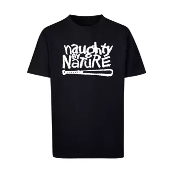 Футболка Merchcode «Merchcode Мужская детская футболка Naughty By Nature - Logo Basic Футболка», черный