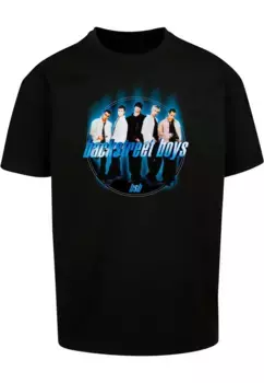 Футболка Merchcode " Merchcode Мужская футболка Backstreet Boys - Circle Heavy Oversize ", черный