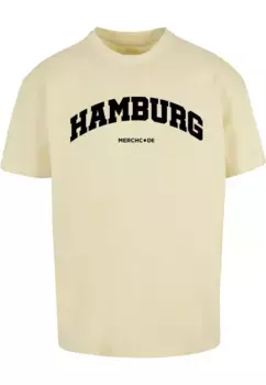 Футболка Merchcode " Merchcode Мужская футболка Hamburg Wording - Heavy Oversize ", желтый