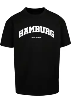 Футболка Merchcode " Merchcode Мужская футболка Hamburg Wording - Heavy Oversize ", черный