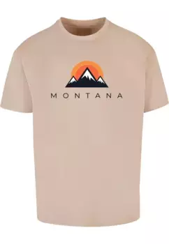 Футболка Merchcode " Merchcode Мужская футболка Montana Heavy Oversize-BY102", цвет Wet Sand