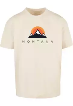 Футболка Merchcode " Merchcode Мужская футболка Montana Heavy Oversize-BY102", цвет Sand
