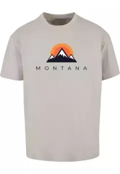 Футболка Merchcode " Merchcode Мужская футболка Montana Heavy Oversize-BY102", цвет Lightasphalt