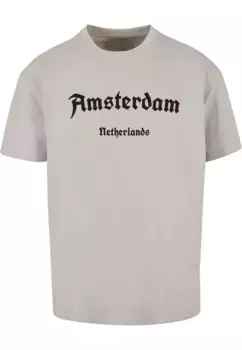 Футболка Merchcode " Merchcode Мужская футболка Oversize Amsterdam Heavy-BY102", цвет Lightasphalt
