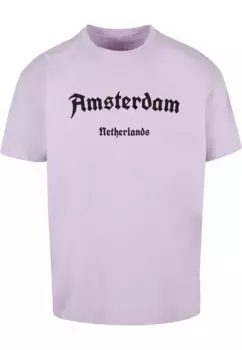Футболка Merchcode " Merchcode Мужская футболка Oversize Amsterdam Heavy-BY102", цвет Lilac