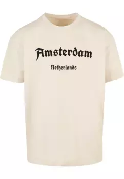 Футболка Merchcode " Merchcode Мужская футболка Oversize Amsterdam Heavy-BY102", цвет Sand