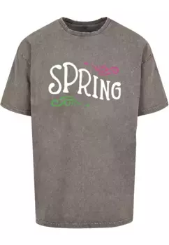 Футболка Merchcode " Merchcode, мужская весенняя футболка с надписью "Acid Washed Heavy Oversized Tee", цвет Asphalt