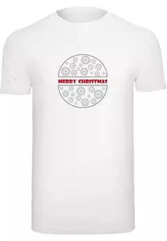 Футболка Merchcode MERRY CHRISTMAS, белый