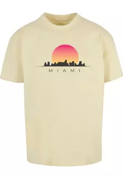 Футболка Merchcode MIAMI, светло-желтого