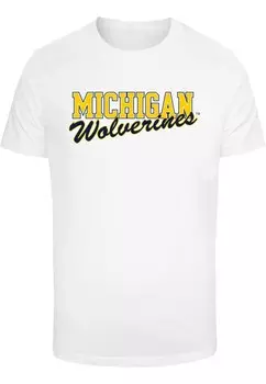 Футболка Merchcode MICHIGAN WOLVERINES, белый