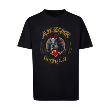 Футболка Merchcode «Мужская детская футболка Merchcode Alice Cooper — Gutter Cat Basic», черный