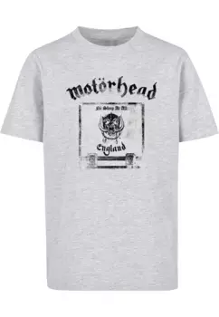 Футболка Merchcode "Мужская детская футболка Merchcode Motorhead - No Sleep At All Basic ", серый