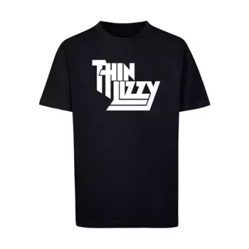 Футболка Merchcode «Мужская детская футболка Merchcode Thin Lizzy - Classic Logo Basic», черный