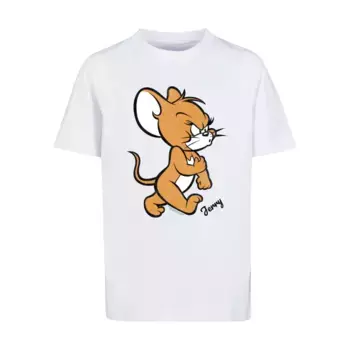 Футболка Merchcode «Мужская детская футболка Merchcode Tom & Jerry - Angry Mouse Basic», белый