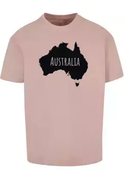 Футболка Merchcode "Мужская футболка Australia Heavy Oversize Merchcode-BY102", цвет Duskrose