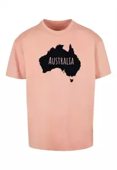 Футболка Merchcode "Мужская футболка Australia Heavy Oversize Merchcode-BY102", цвет Amber