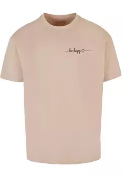 Футболка Merchcode "Мужская футболка Be Happy Heavy Oversize " Merchcode", цвет Wet Sand