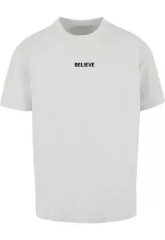 Футболка Merchcode "Мужская футболка большого размера "Believe Front Heavy Oversized", цвет Lightasphalt