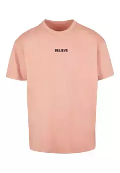Футболка Merchcode "Мужская футболка большого размера "Believe Front Heavy Oversized", цвет Amber