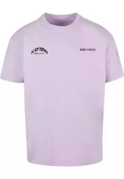 Футболка Merchcode "Мужская футболка большого размера Barely Awake Heavy Oversize", цвет Lilac