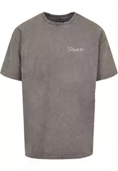 Футболка Merchcode "Мужская футболка большого размера It Beats Loud, пропитанная кислотой " Merchcode", цвет Asphalt