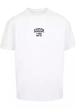 Футболка Merchcode "Мужская футболка большого размера Random Life Heavy Oversize " Merchcode", белый