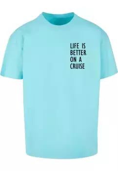 Футболка Merchcode "Мужская футболка большого размера Merchcode Life Is Better", синий