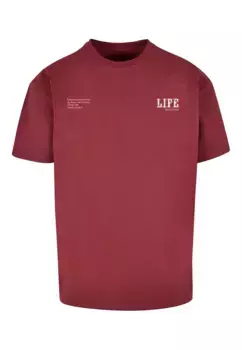 Футболка Merchcode "Мужская футболка большого размера Merchcode Life Heavy", цвет Cherry