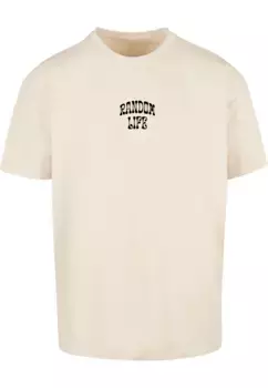 Футболка Merchcode "Мужская футболка большого размера Random Life Heavy Oversize " Merchcode", цвет Sand