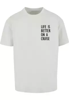 Футболка Merchcode "Мужская футболка большого размера Merchcode Life Is Better", цвет Lightasphalt