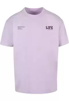 Футболка Merchcode "Мужская футболка большого размера Merchcode Life Heavy", цвет Lilac