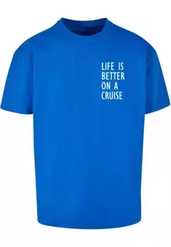 Футболка Merchcode "Мужская футболка большого размера Merchcode Life Is Better", синий