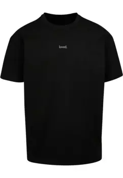 Футболка Merchcode "Мужская футболка большого размера Love Heavy Oversized", черный