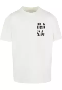 Футболка Merchcode "Мужская футболка большого размера Merchcode Life Is Better", цвет Ready For Dye