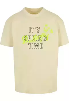 Футболка Merchcode "Мужская футболка большого размера "Its Spring Time", желтый