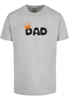 Футболка Merchcode "Мужская футболка "День отца - King Dad", серый