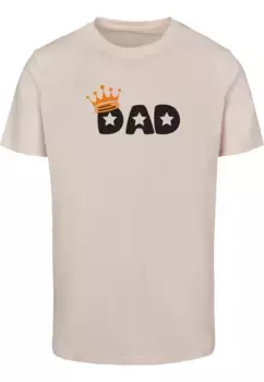 Футболка Merchcode "Мужская футболка "День отца - King Dad", розовый