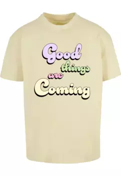Футболка Merchcode "Мужская футболка Good Things Heavy Oversized ", желтый